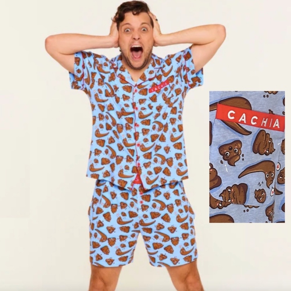 Cachia x Szeps Poojama Pajama Set New without tags Medium Cotton 22" armpits